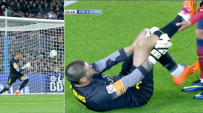 Video bóng đá: Victor Valdes lỡ World Cup 2014 vì chấn thương