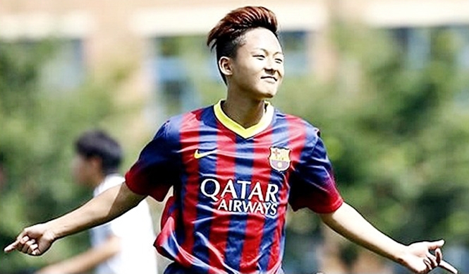 Video bóng đá: Lee Seung Woo - Messi mới của Barcelona