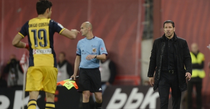 Simeone: 'Diego Costa xứng đáng với danh hiệu Quả bóng Vàng'