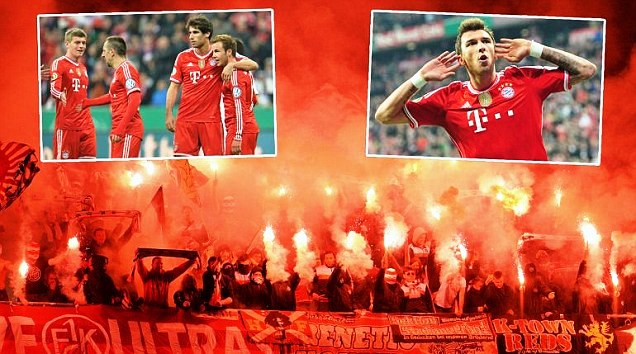 Vùi dập Kaiserslautern, Bayern Munich vào chung kết Cúp QG Đức