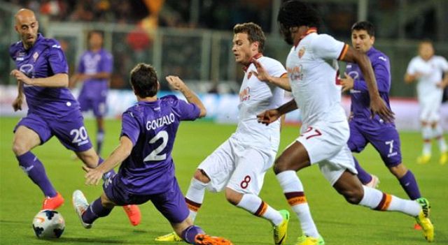 Video bàn thắng: Fiorentina 0-1 AS Roma (VĐQG Italia 2013/14)