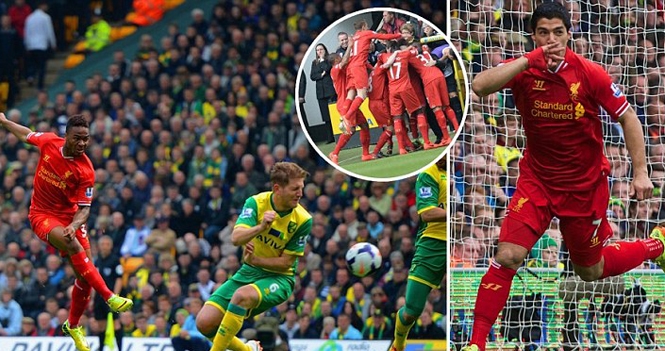 Norwich 2-3 Liverpool: Sterling đưa The Kop tiến gần hơn đến ngôi vô địch
