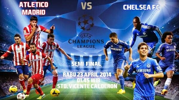 Atletico Madrid vs Chelsea: Thánh địa Vicente Calderon, 1h45 ngày 23/4