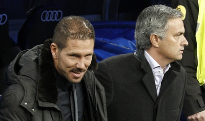 Diego Simeone không ngần ngại thể hiện sự ngưỡng mộ với Mourinho
