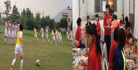 Trước VCK Asian Cup nữ 2014: ĐT nữ Việt Nam ‘kham khổ’ tập luyện tại Trung Quốc