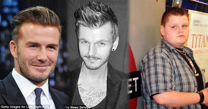 Cậu bé 15 tuổi béo ú giống hệt David Beckham sau 9 năm
