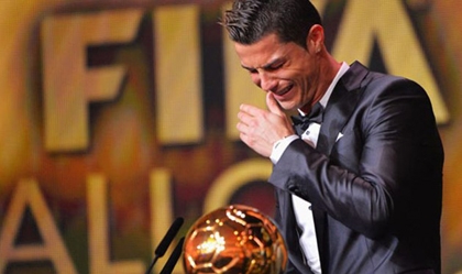 Ronaldo nói về giây phút 'khóc òa' khi nhận Quả bóng Vàng 2013