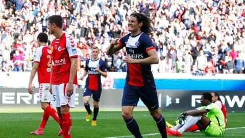 PSG 3-0 Reims: Cavani tỏa sáng