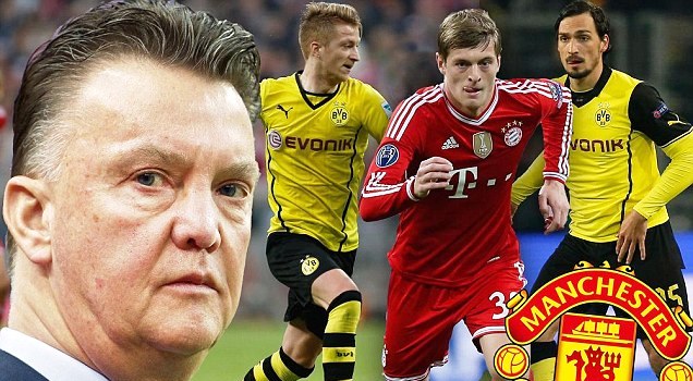 Van Gaal quyết đưa Kroos, Reus, Hummels về MU