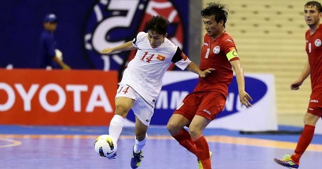Tuyển futsal Việt Nam lột xác trong trận thắng Tajikistan 10-4