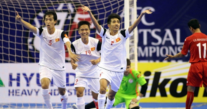 Việt Nam vào tứ kết giải Futsal Châu Á