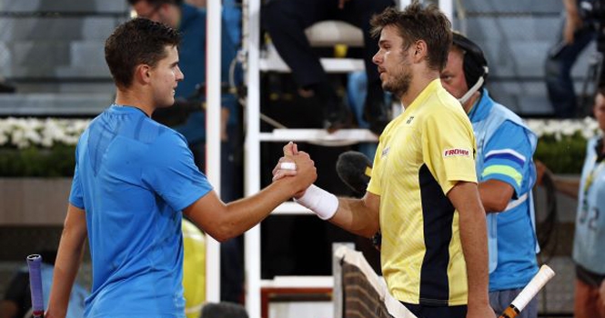 Madrid Masters: Ngôi sao trẻ người Áo đánh bại tay vợt số 3 TG