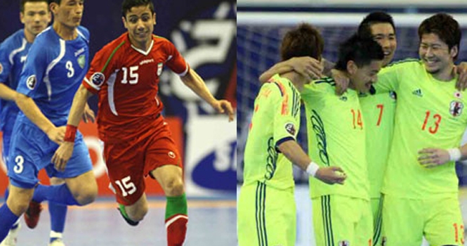 VCK futsal châu Á 2014: Nhật Bản gặp lại Iran ở chung kết