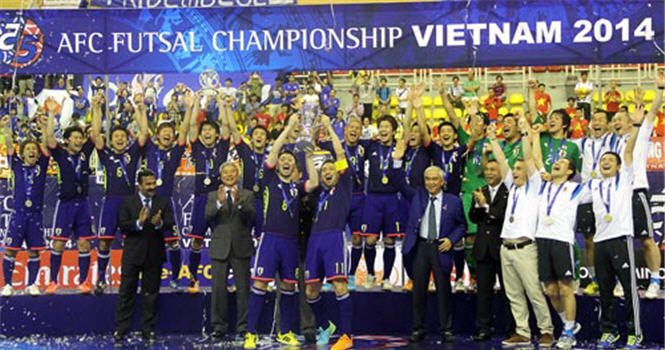 VCK futsal châu Á 2014: Đánh bại Iran, Nhật Bản lên ngôi vô địch