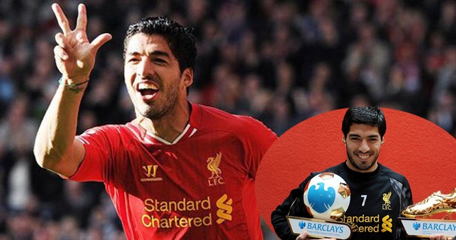 Luis Suarez lập 'poker' danh hiệu cá nhân ở Premier League