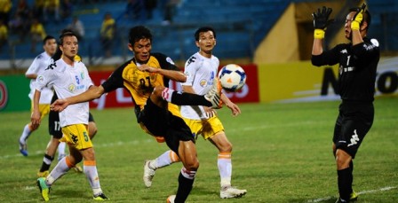 Thắng đậm Nay Pyi Taw, Hà Nội T&T vào tứ kết AFC Cup