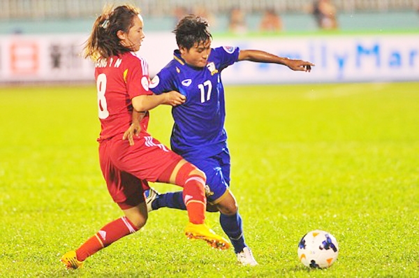 Video bàn thắng: Trung Quốc 7-0 Thái Lan (VCK bóng đá nữ châu Á 2014)