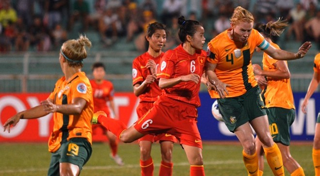 Video bàn thắng: Nữ Việt Nam 0–2 Nữ Australia (VCK Asian Cup 2014)