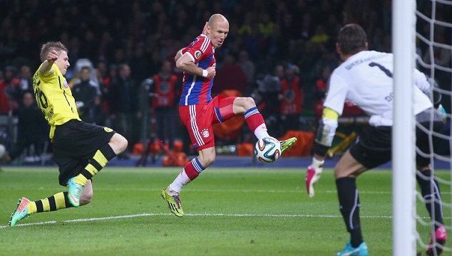 Video bàn thắng: Dortmund 0–2 Bayern (Chung kết Cup QG Đức 2013/14)