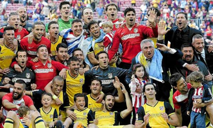 Bàn thắng bằng 'vàng' của Godin giúp Atletico vô địch La Liga