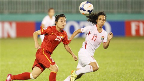 VCK Asian Cup nữ 2014: Jordan chấm dứt giấc mơ tham dự World Cup nữ 2015