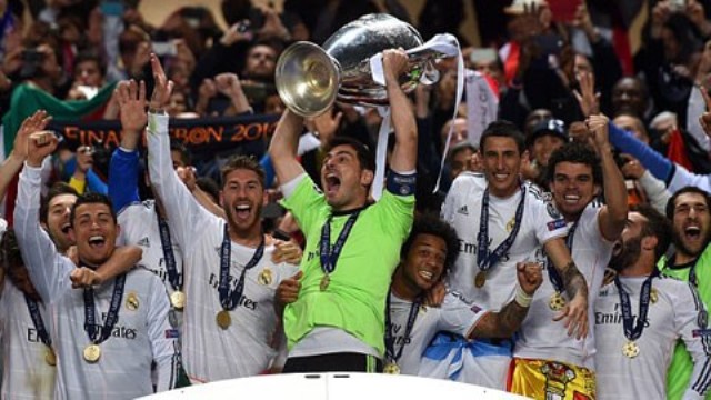 VIDEO: các cầu thủ Real ăn mừng chức vô địch Champions League 2013/14