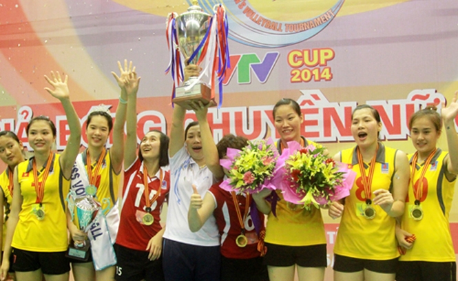 VTV Cup 2014: Mưa tiền thưởng dành cho tuyển bóng chuyền nữ Việt Nam