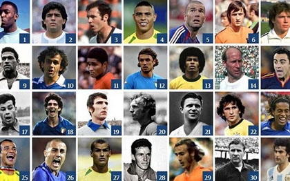 Pele là số 1, Ronaldo 'béo' giỏi hơn Zidane