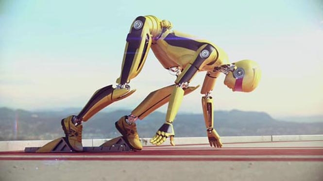 VIDEO: Xuất hiện Siêu robot có đôi chân nhanh hơn Usain Bolt