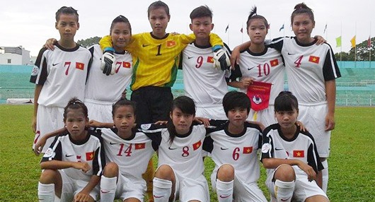 U14 nữ Việt Nam đại thắng Campuchia trong ngày đầu ra quân