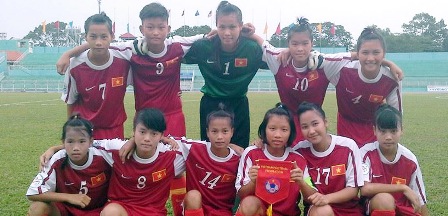 ĐT U14 nữ  Việt Nam thua sát nút U14 nữ Philippines