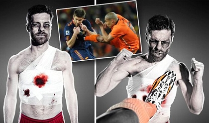 Xabi Alonso vẫn chưa hết ám ảnh cú kung-fu của Nigel de Jong