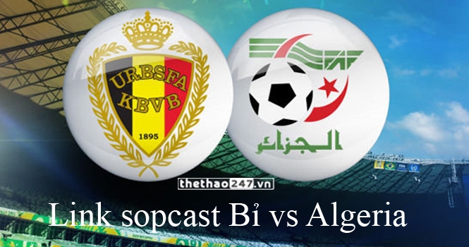 Link sopcast Bỉ vs Algeria, 23h00 ngày 17/6 - Bảng H World Cup 2014