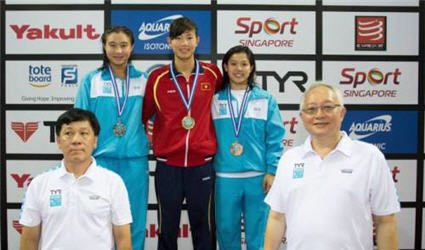 Giải bơi lội vô địch ĐNÁ: Ánh Viên giành HCV thứ 7 cho đoàn Việt Nam