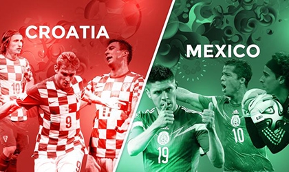 Croatia vs Mexico: Cân sức, cân tài, 3h00 ngày 24/6