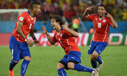 Chile quyết phá dớp toàn thua khi đối đầu với Brazil ở World Cup
