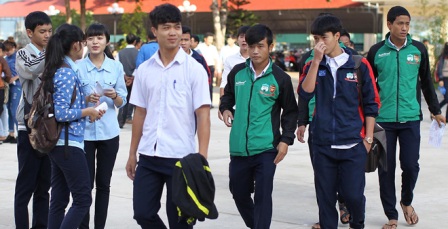 Cầu thủ U19 Việt Nam chuẩn bị bước vào kỳ thi Đại học 2014