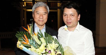 Chủ tịch LĐBĐ Nhật Bản ấn tượng khi trở lại Việt Nam