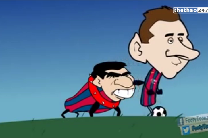 Video troll bóng đá: Vai trò đặc biệt của Luis Suarez khi tới Barca