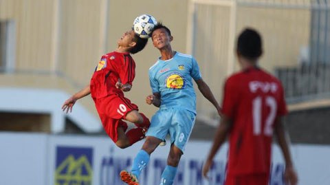U17 PVF lội ngược dòng đánh bại Bình Định trong trận đầu ra quân Giải U17 QG 2014