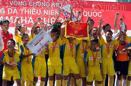 Khởi tranh VCK U13 Toàn quốc - Cúp Yamaha 2014