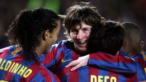 Mourinho chiến với Ronaldinho - Deco - Messi