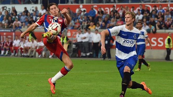 VIDEO: Lewandowski ra mắt ấn tượng trong màu áo Bayern Munich