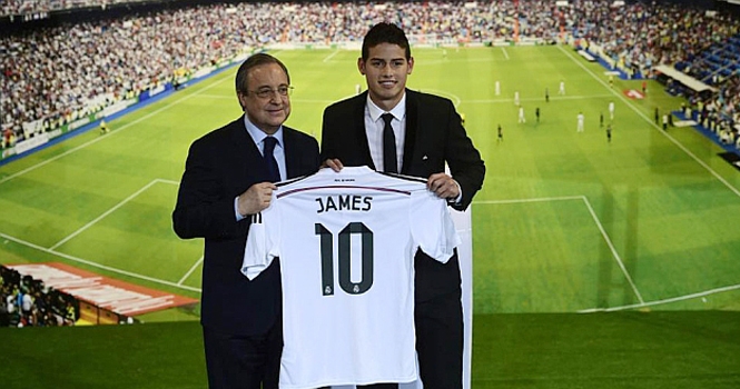James Rodriguez ký hợp đồng 6 năm với Real Madrid
