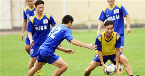 V.NB chuẩn bị cho tứ kết AFC Cup trong điều kiện thiếu thốn