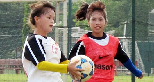 ĐT U19 nữ Việt Nam tích cực hoàn thiện kỹ năng trước thềm AFF Cup 2014