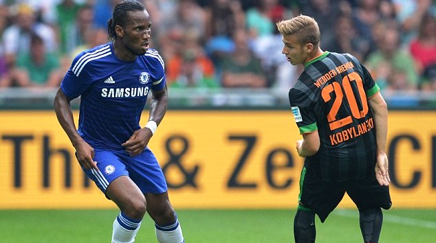 Drogba chơi mờ nhạt trong trận đầu trở lại Chelsea