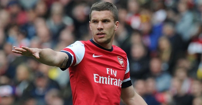 Podolski đứng trước nguy cơ ‘bật bãi’ khỏi Arsenal