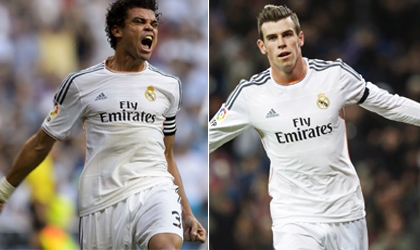 Bale và Pepe có thể lỡ trận Siêu cúp Tây Ban Nha