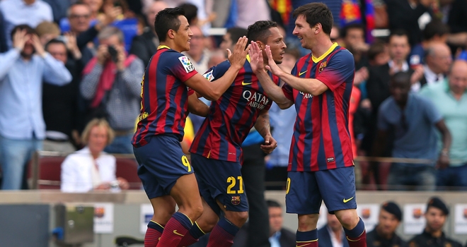 VIDEO clip bàn thắng: Barcelona 6-0 Leon (Giao hữu)